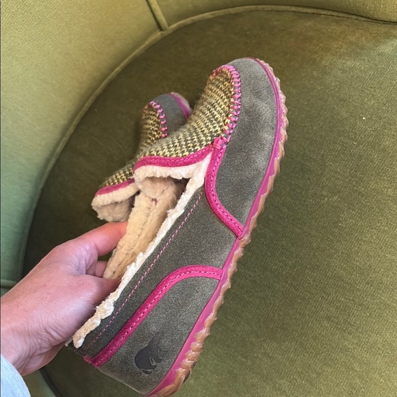 Sorel Women's Moccasins - Pink and Green - Picture 7 of 8